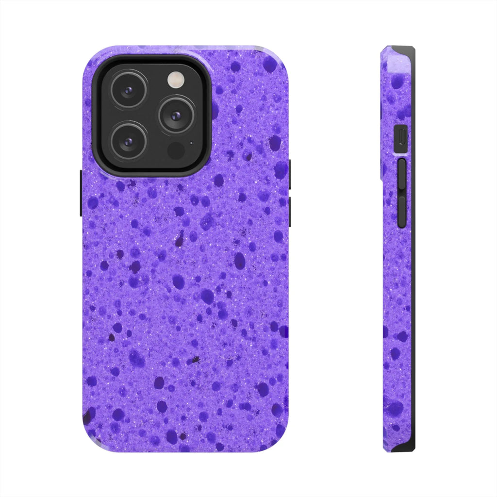 Purple Sponge Phone Case (Apple & Android) - Pink Sweetheart