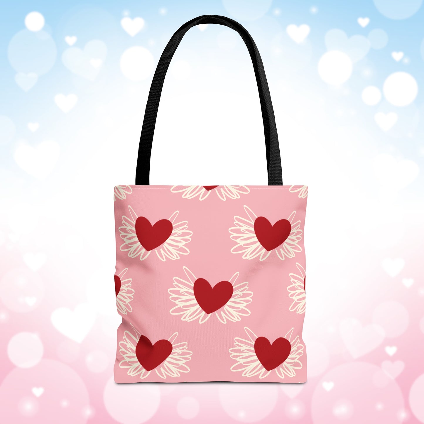 Valentine Hearts Tote Bag