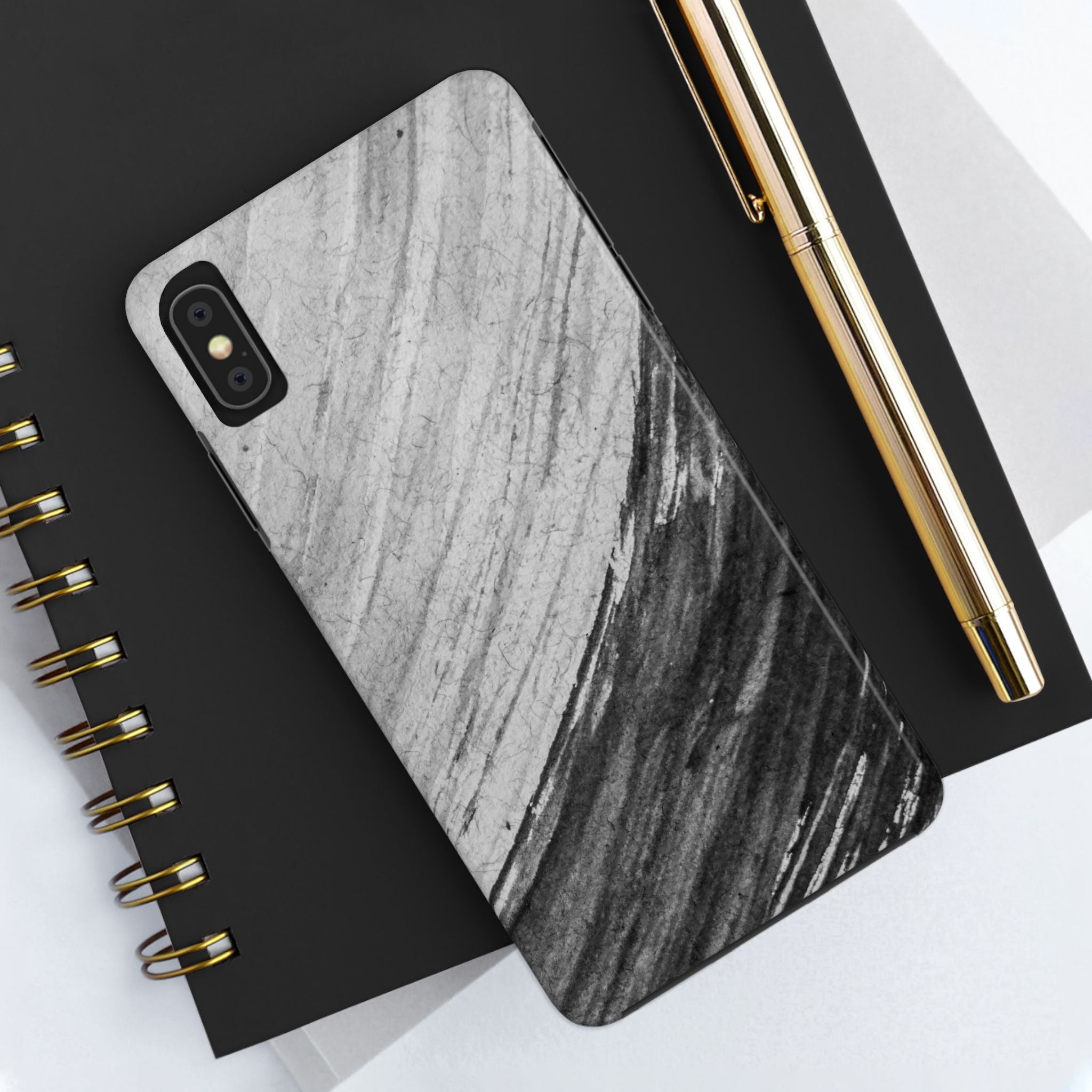 Black & Gray Phone Case (Apple & Android)