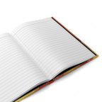 Caramelo de anillo de melocotón gomoso Cuaderno mate de tapa dura 