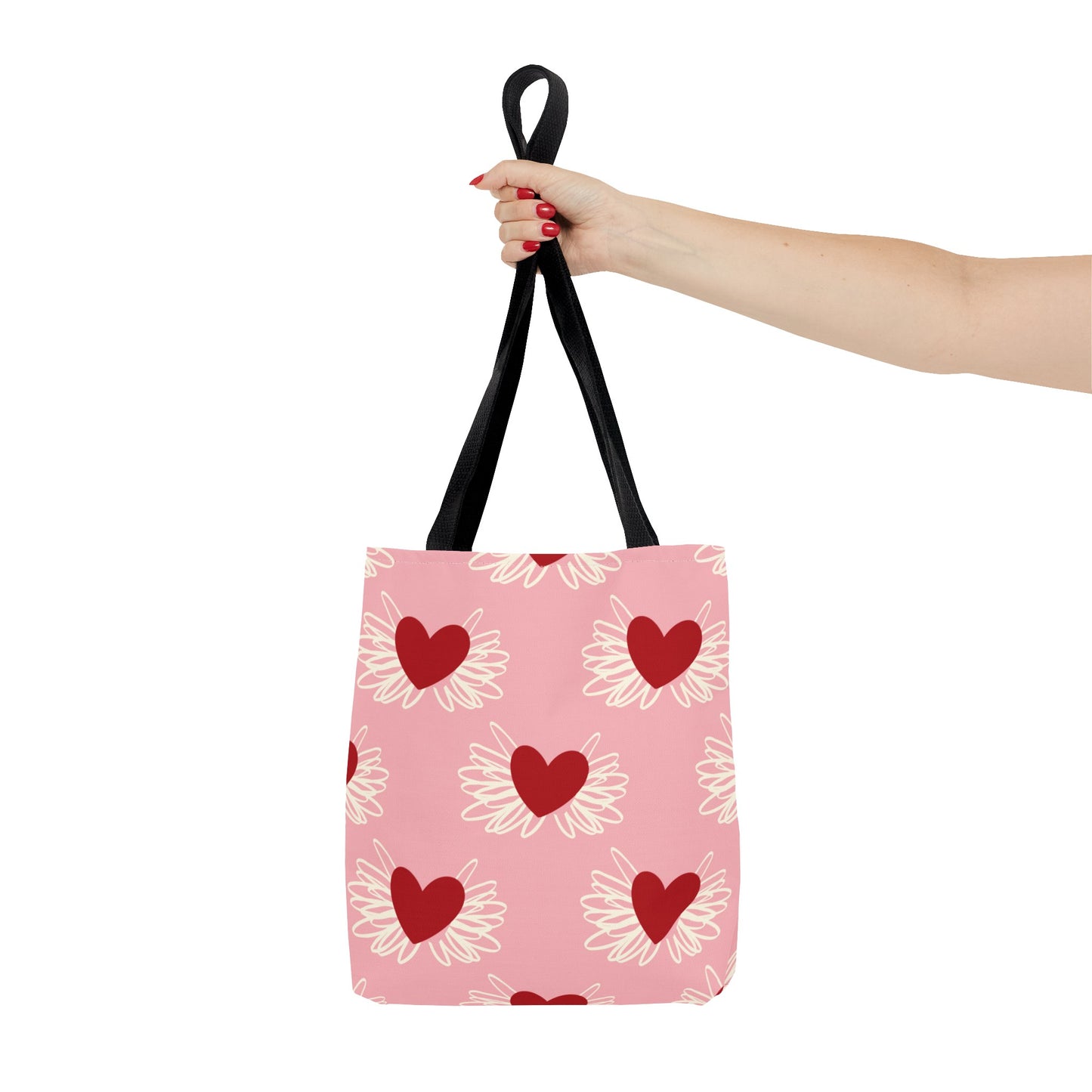 Valentine Hearts Tote Bag