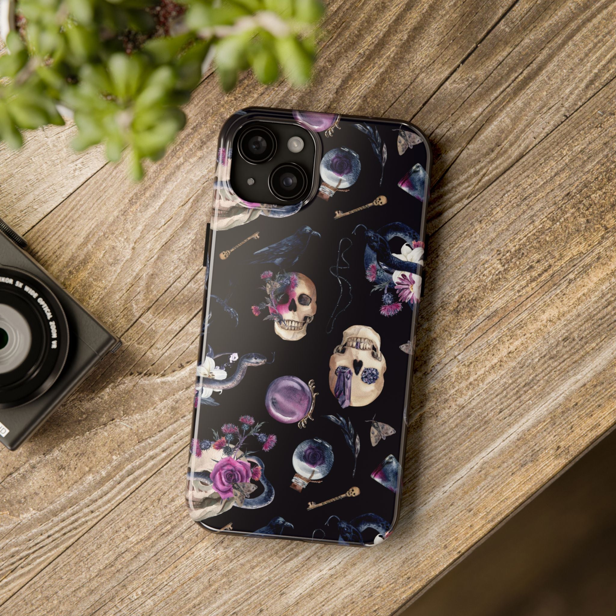 Gothic Witch Spells Phone Case (Apple & Android)