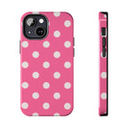 Pink Polka Dot Phone Case (Apple & Android) - Pink Sweetheart