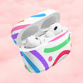 Vibrant Colorful Swirls AirPod Case - Pink Sweetheart