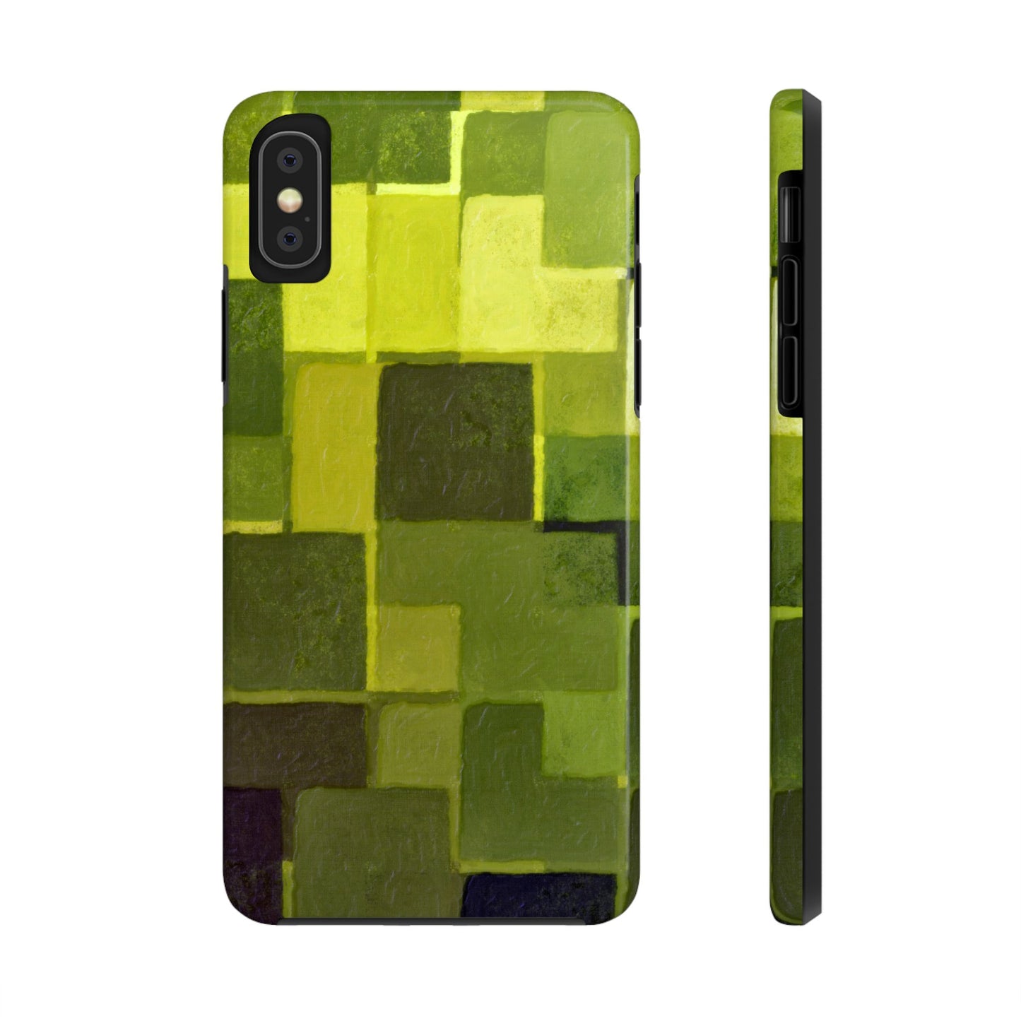 Chartreuse Patchwork Phone Case