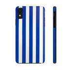 Blue & White Stripes Phone Case (Apple & Android)