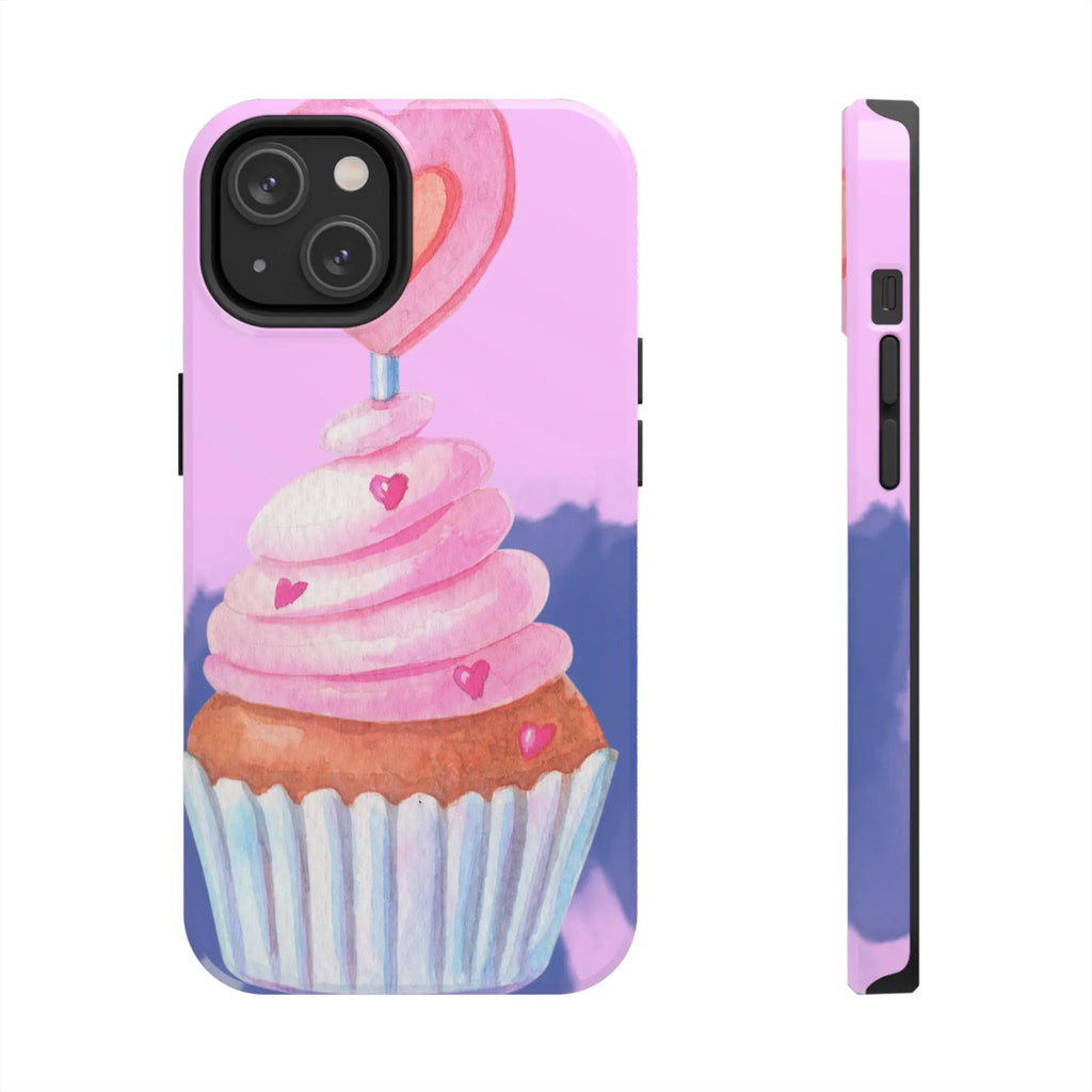 Cutie Cupcake Phone Case (Apple & Android) - Pink Sweetheart