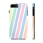 Pretty Pastel Lines Phone Case (Apple & Android)