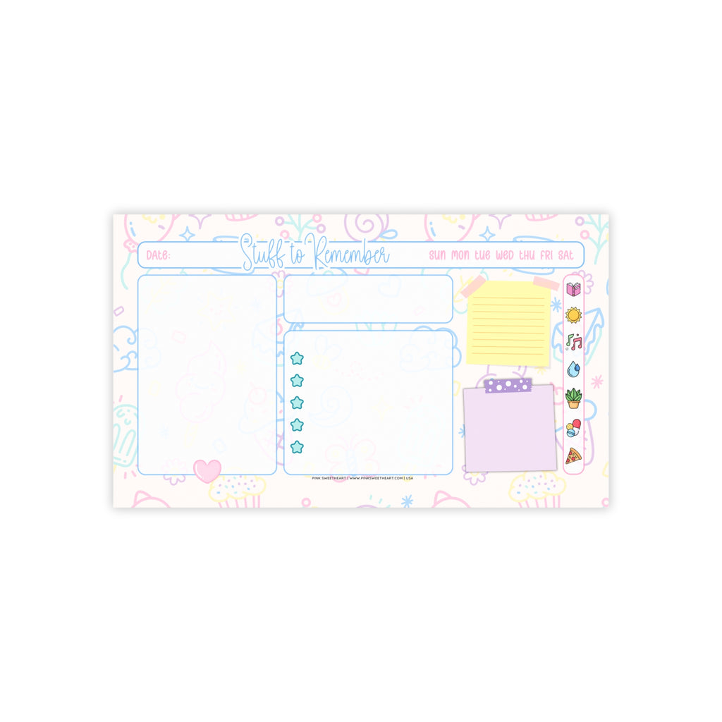 Sweet Doodles Sticky Note Pad