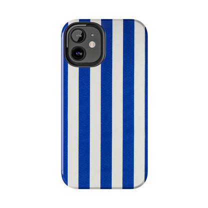 Blue & White Stripes Phone Case