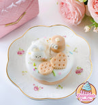 Cute Bunny Vanilla Pancake Mini Dessert Candle