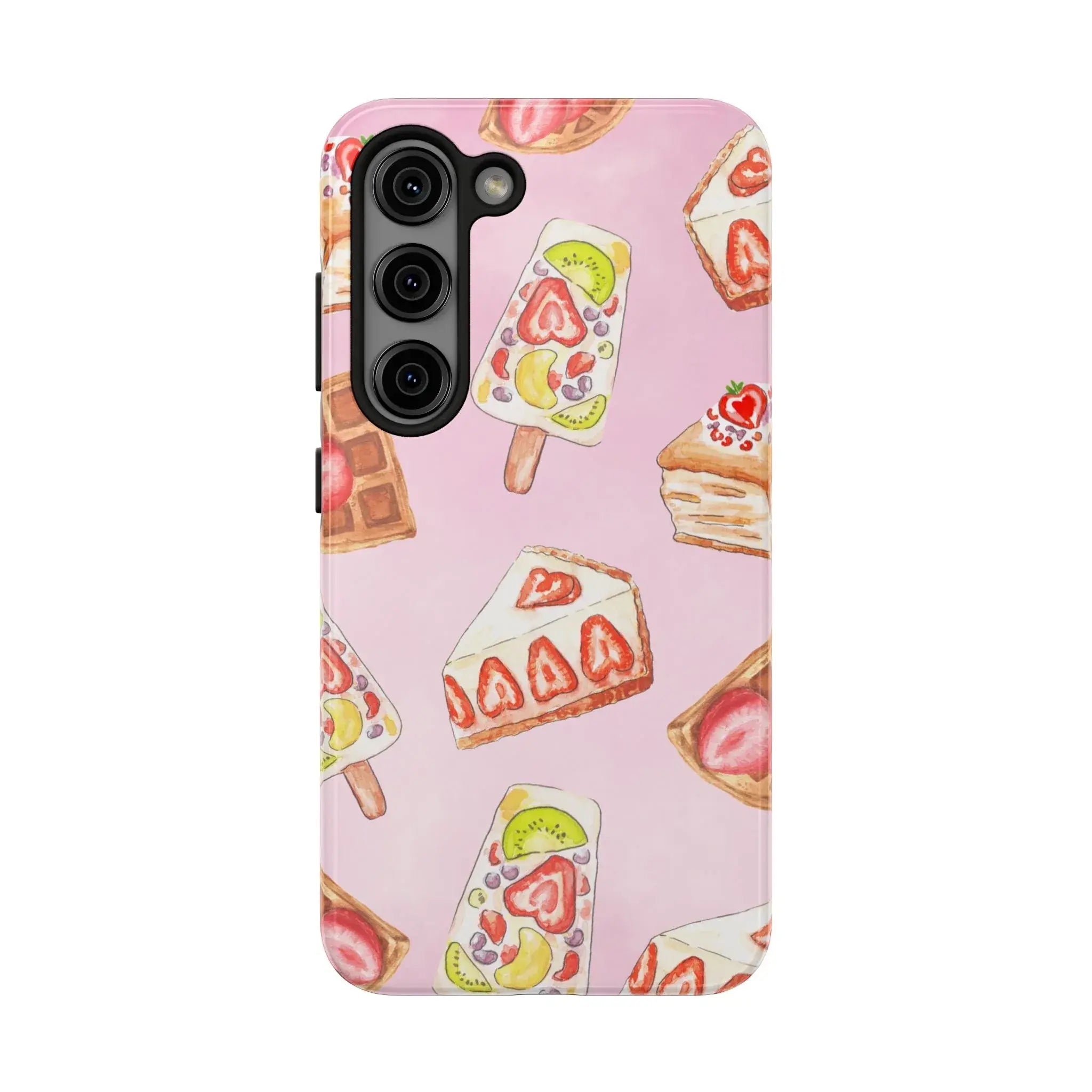 Tasty Pastry Treats Phone Case (Apple & Android) - Pink Sweetheart