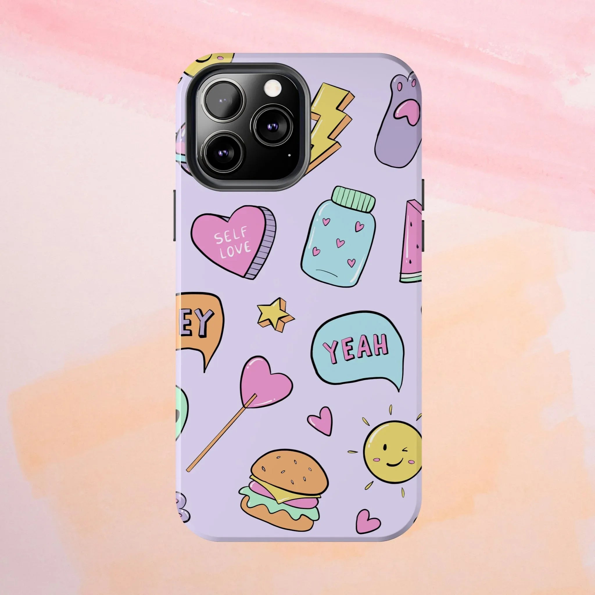 Kawaii Cute Collection Phone Case (Apple & Android) - Pink Sweetheart