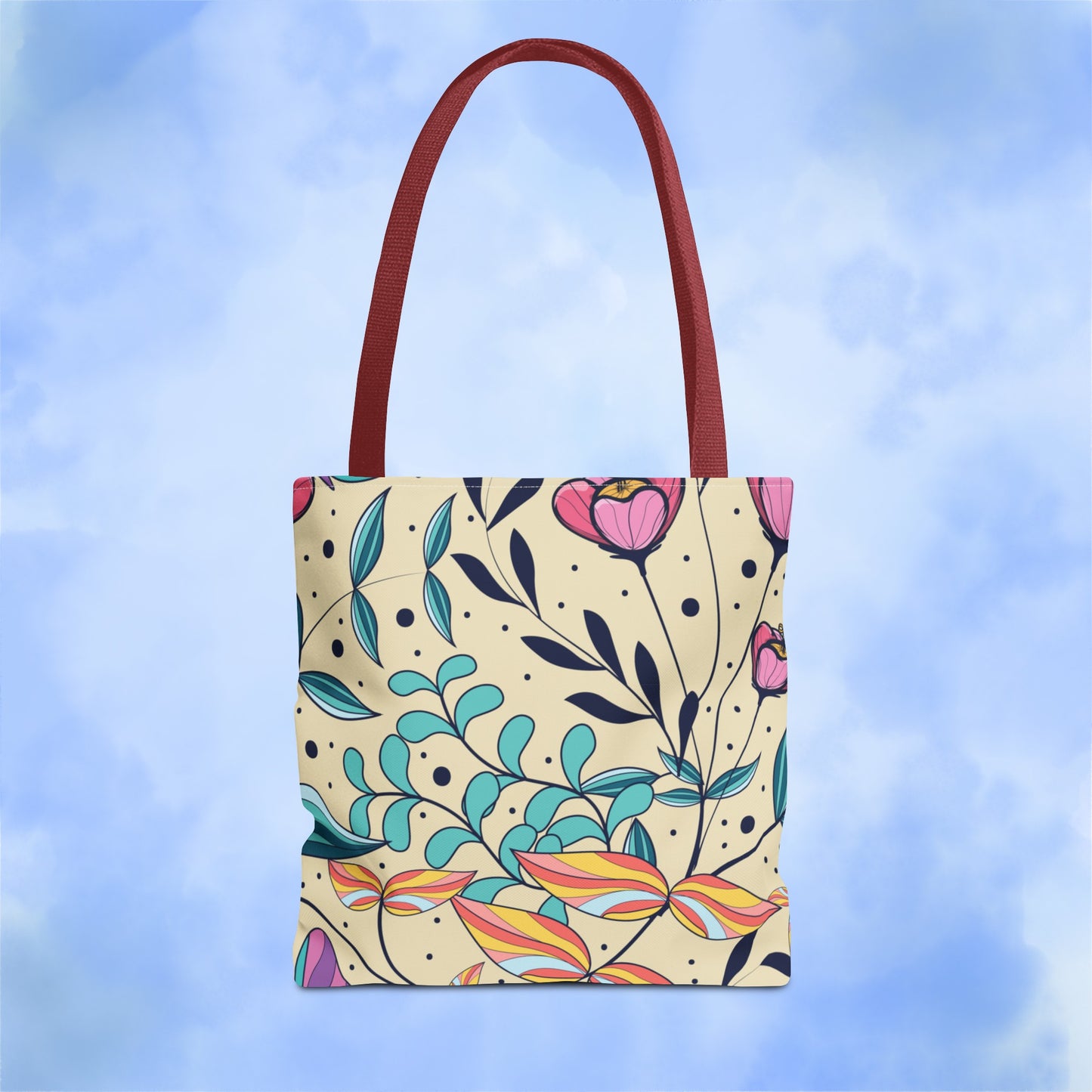 Florals in Spring Tote Bag