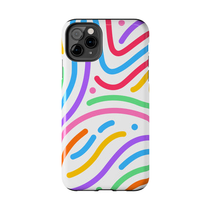 Rainbow Swirls Phone Case