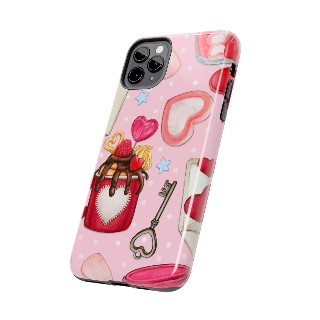Goodies for My Sweetheart Phone Case (Apple & Android) - Pink Sweetheart