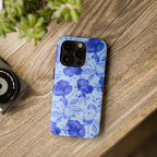 Blue Floral Pattern Phone Case (Apple & Android)