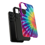 Groovy Tie Dye Phone Case (Apple & Android) - Pink Sweetheart