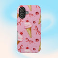 Cherry on Top Ice Cream Phone Case (Apple & Android) - Pink Sweetheart