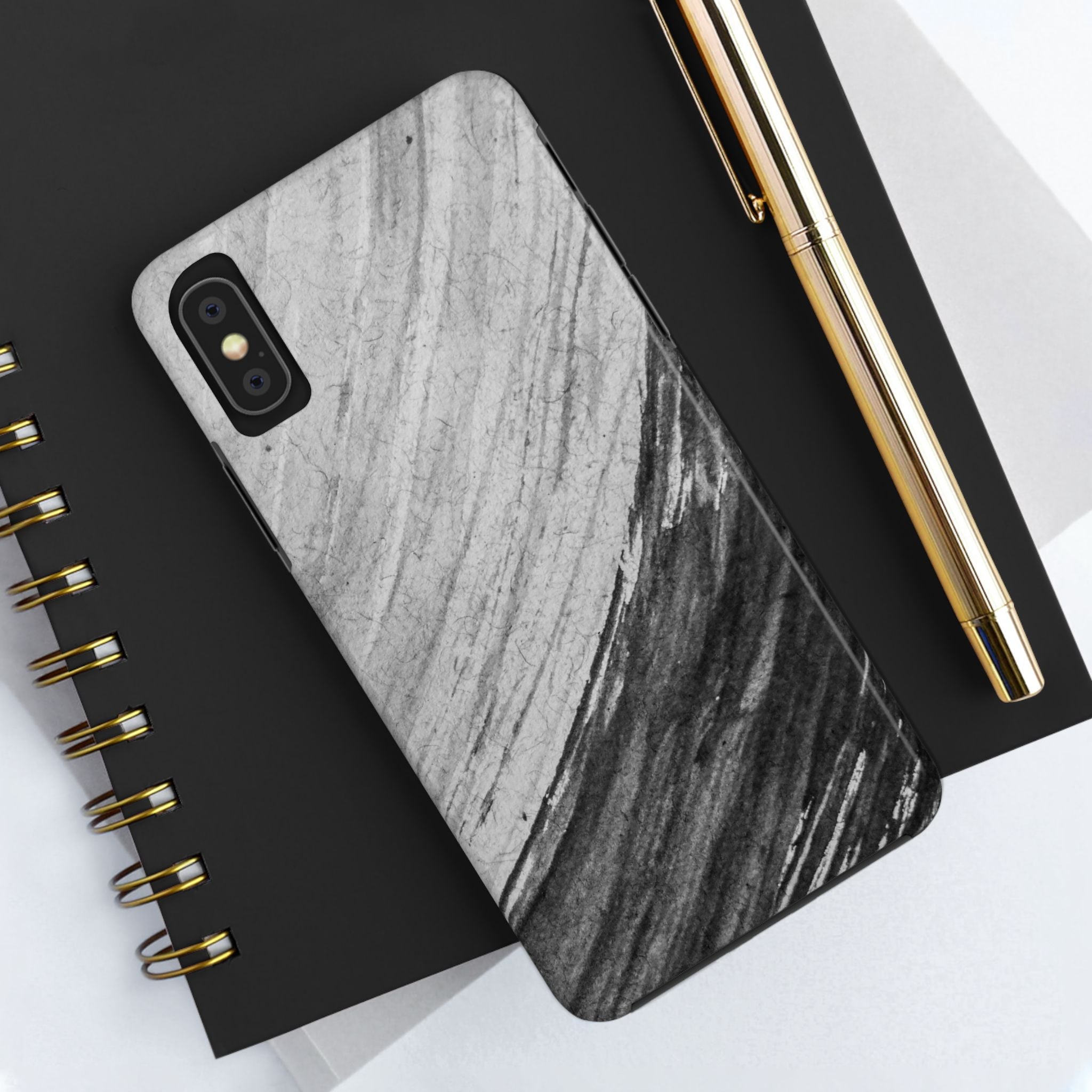 Black & Gray Phone Case (Apple & Android)