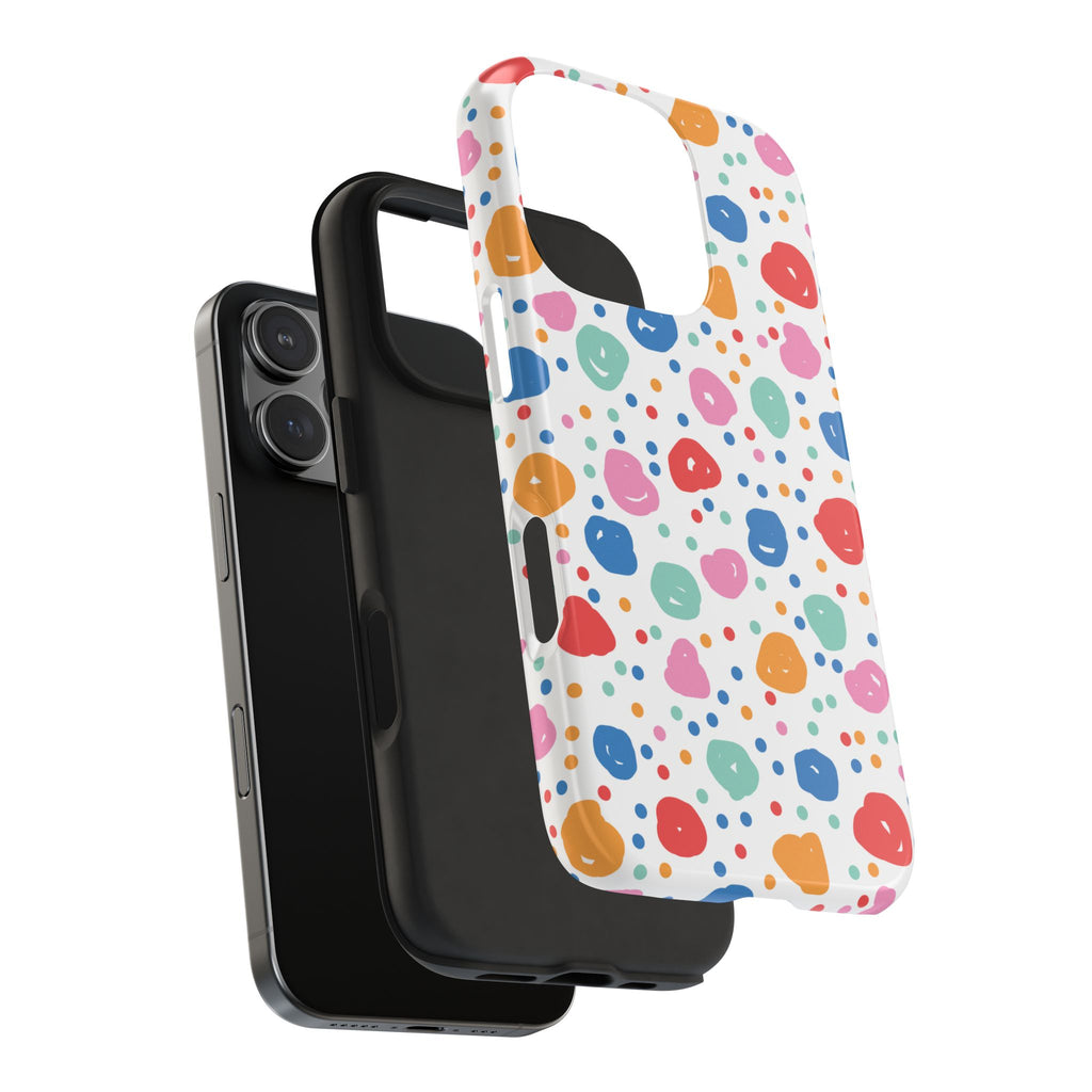 Seamless Hand Drawn Polka Phone Case (Apple & Android)