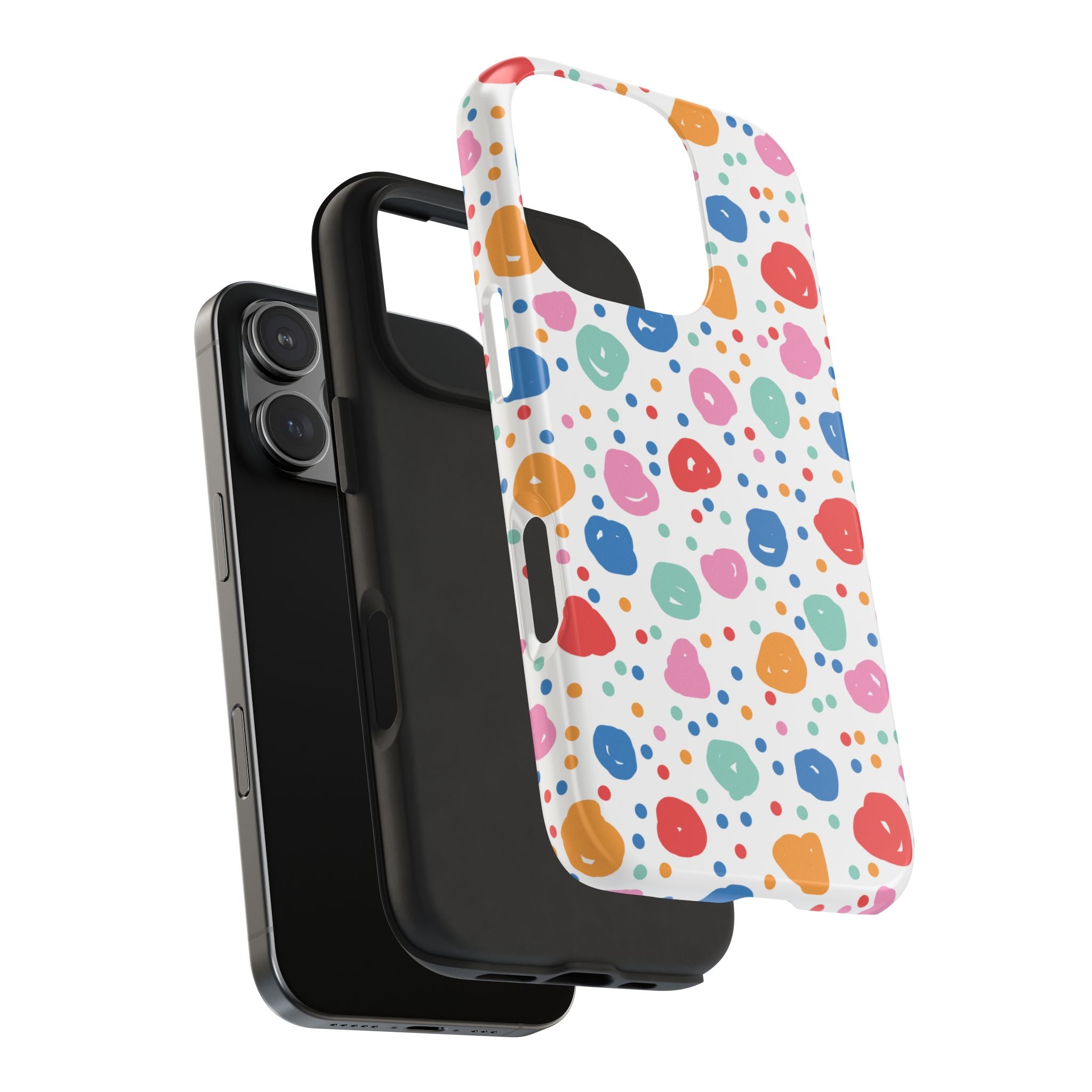 Seamless Hand Drawn Polka Phone Case (Apple & Android)