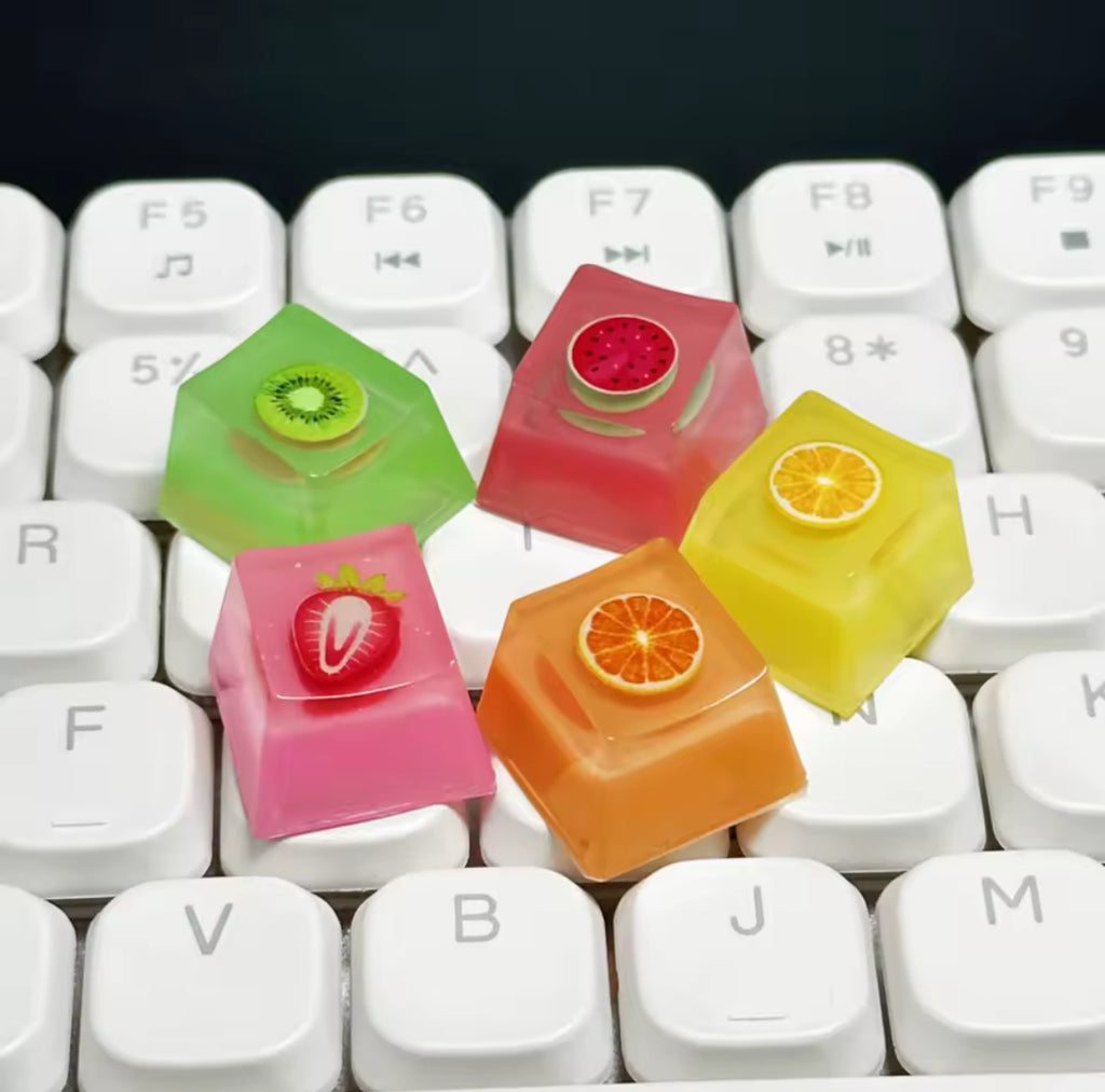 Fruit Gel Translucent Decorative Accent Keycaps Set