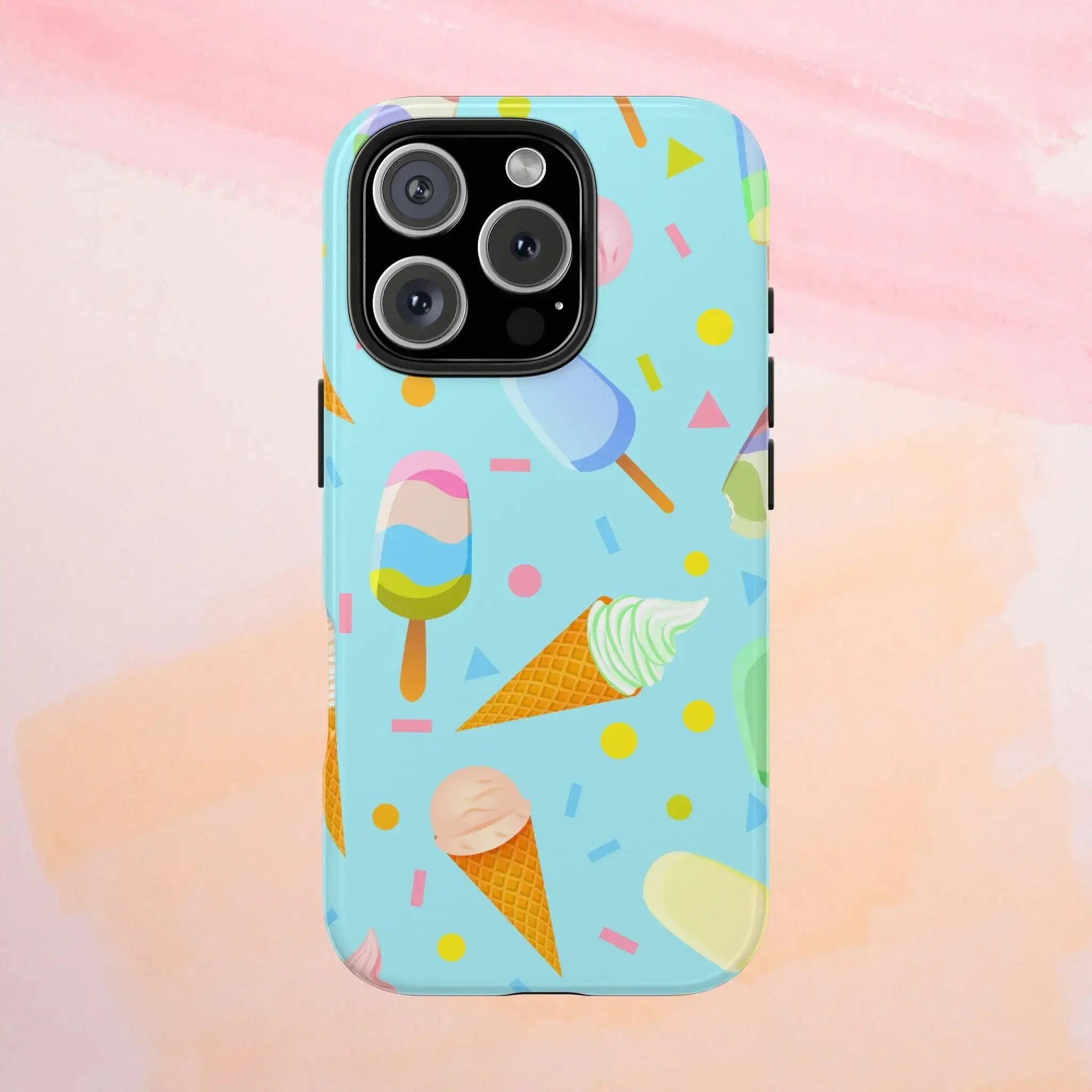 Ice Cream Festival Phone Case (Apple & Android) - Pink Sweetheart