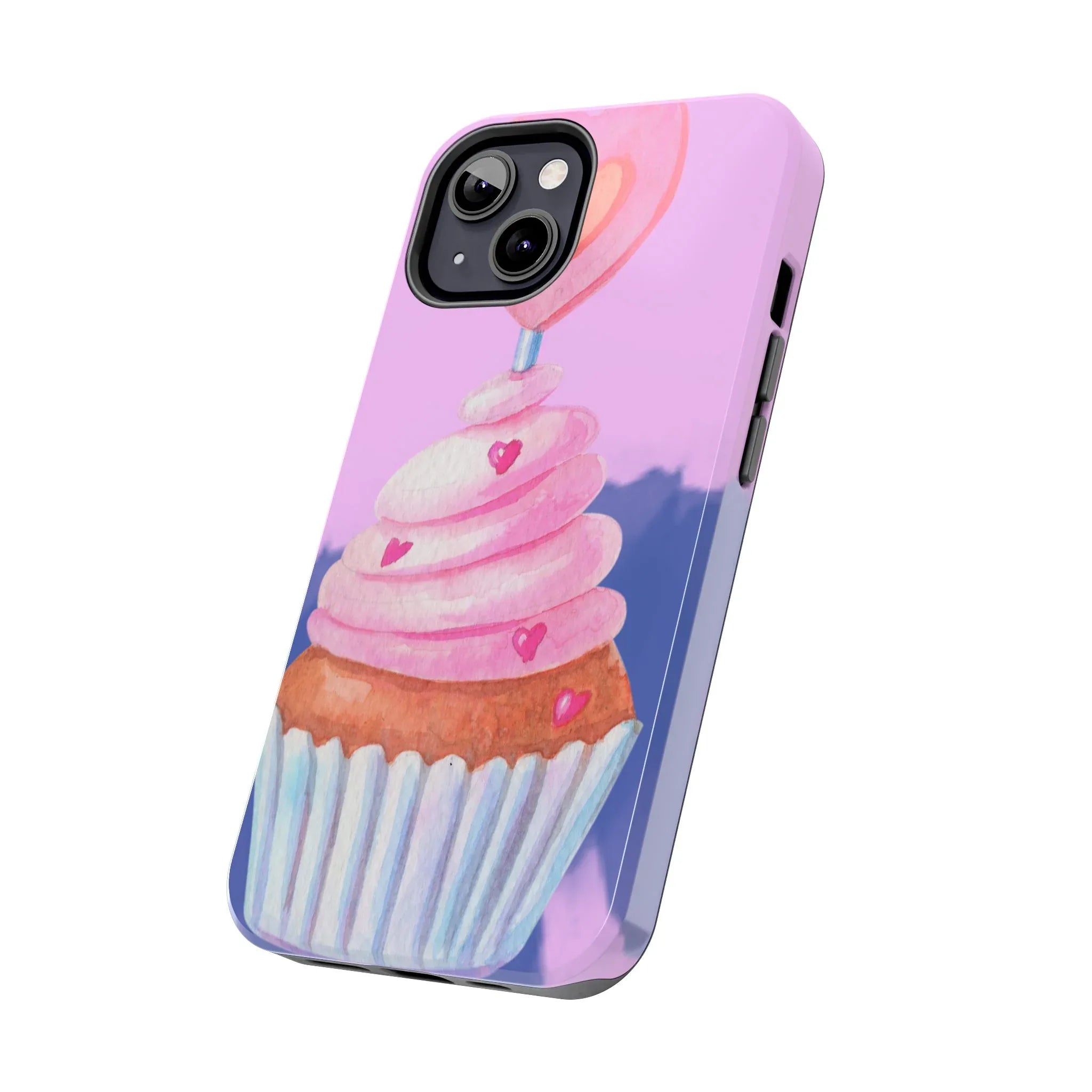 Cutie Cupcake Phone Case (Apple & Android) - Pink Sweetheart