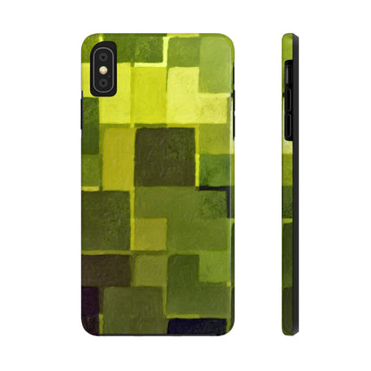 Chartreuse Patchwork Phone Case