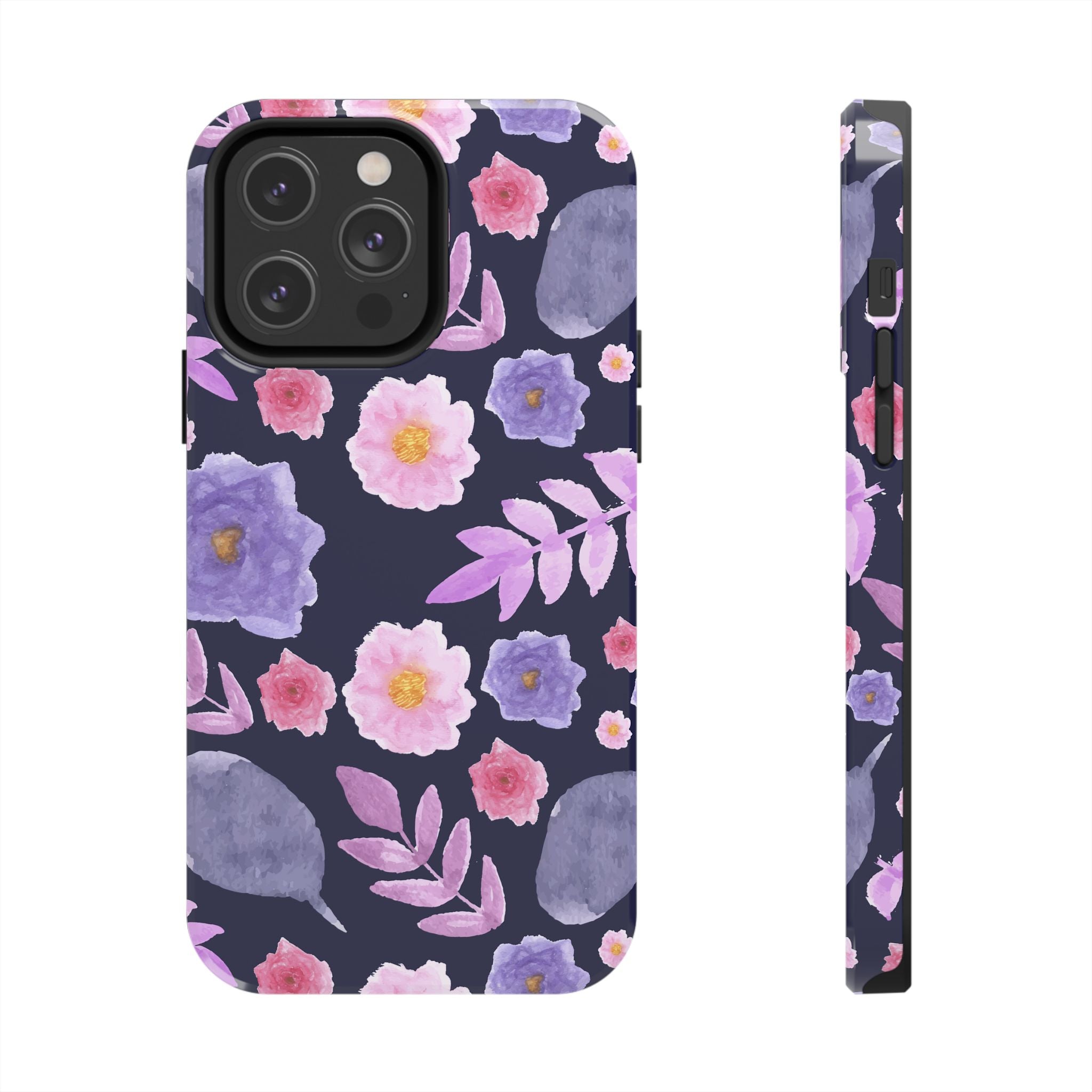 Purple Florals Phone Case (Apple & Android)