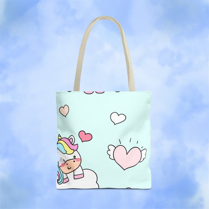 Cute Chibi Unicorn Tote Bag