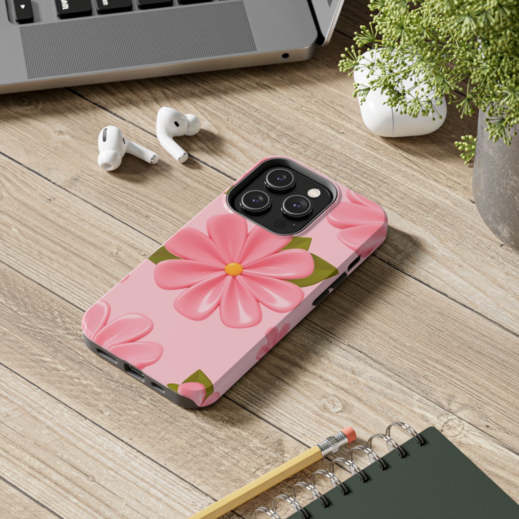 Pink Petal Flower Phone Case (Apple & Android)