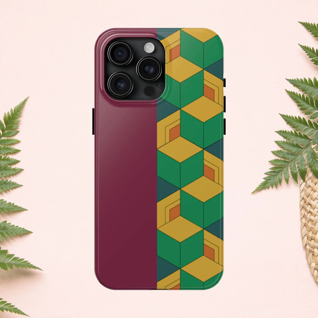 Brotherly Split Kimono Tough Phone Case (Apple & Android) - Pink Sweetheart