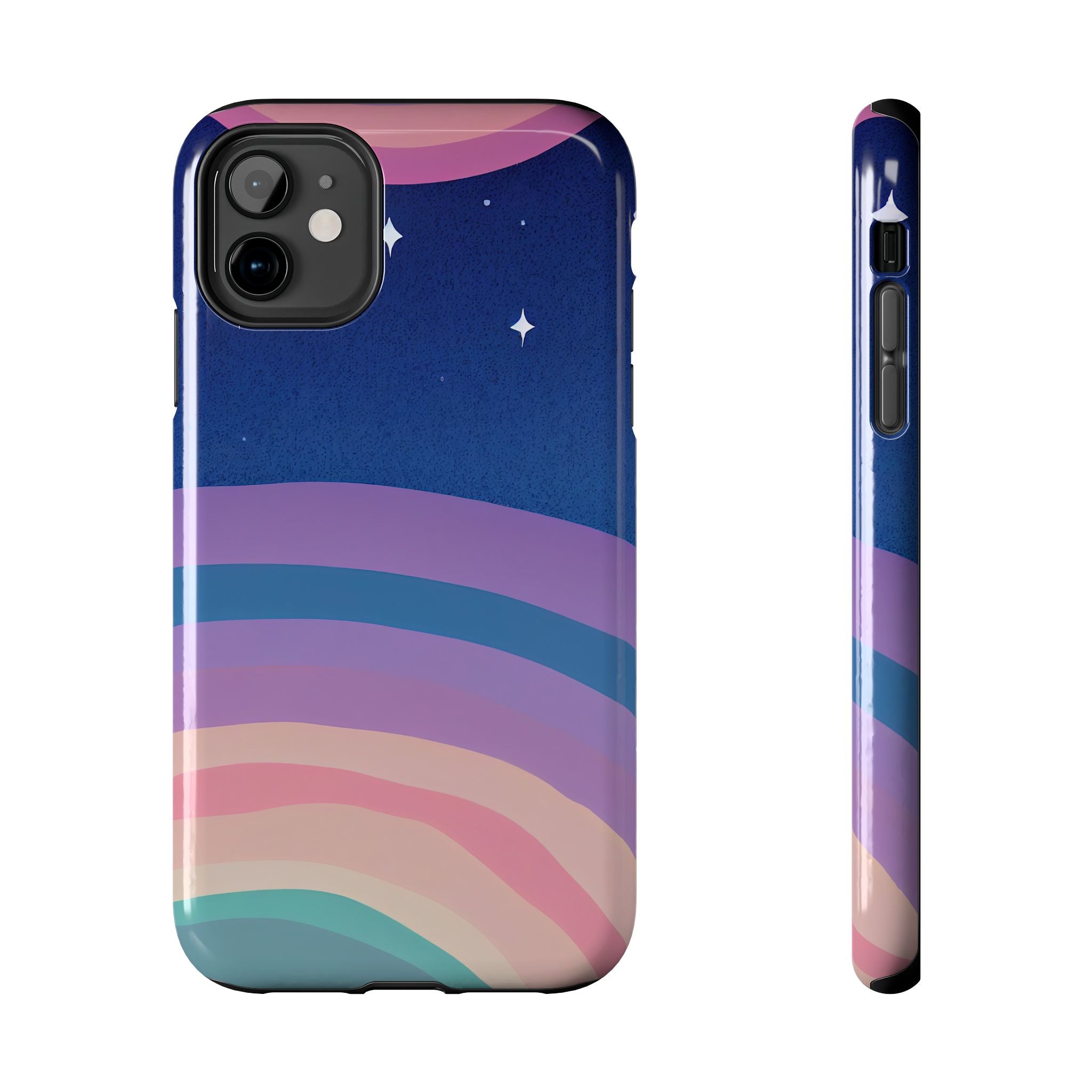 Midnight Rainbows Phone Case (Apple & Android)