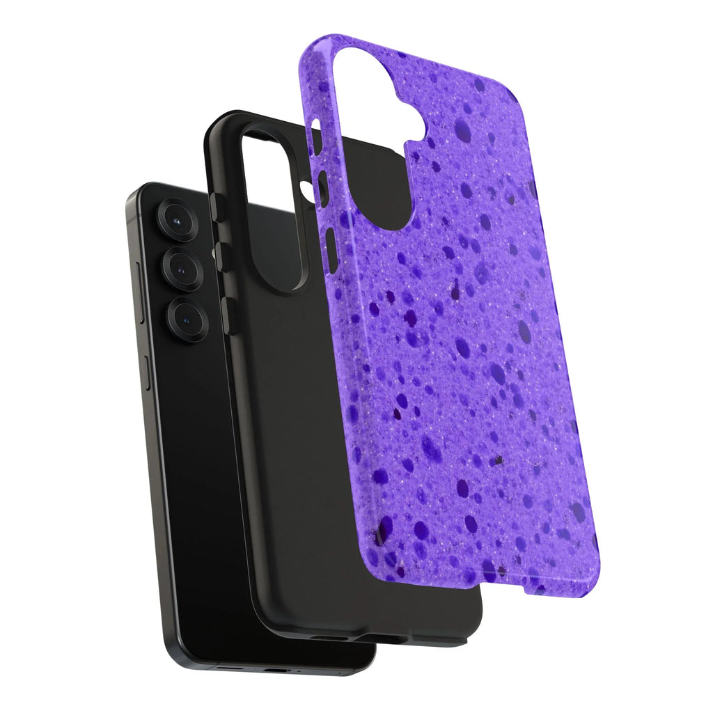 Purple Sponge Phone Case (Apple & Android) - Pink Sweetheart