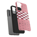 Geometric Kimono Tough Phone Case (Apple & Android) - Pink Sweetheart