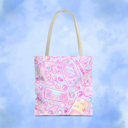 Pink Pastel Gamer Girl Tote Bag