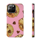 Chocolate Chip Cookies Phone Case (Apple & Android) - Pink Sweetheart