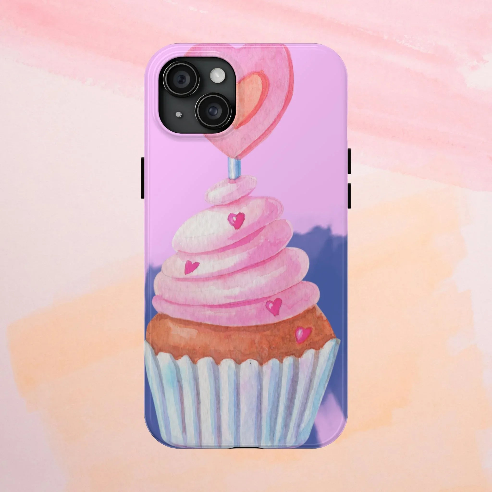 Cutie Cupcake Phone Case (Apple & Android) - Pink Sweetheart