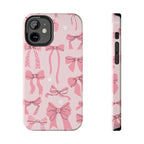 Pink Bow Ribbons Phone Case (Apple & Android) - Pink Sweetheart