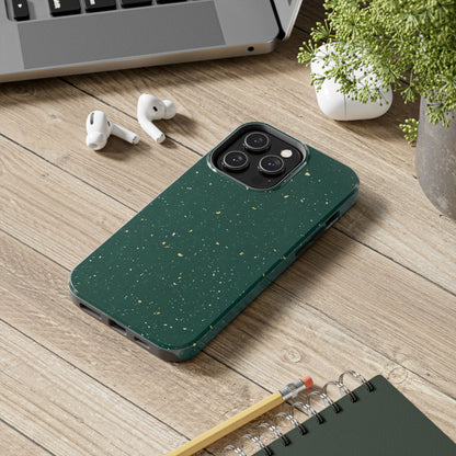 Emerald Gold Flecked Phone Case