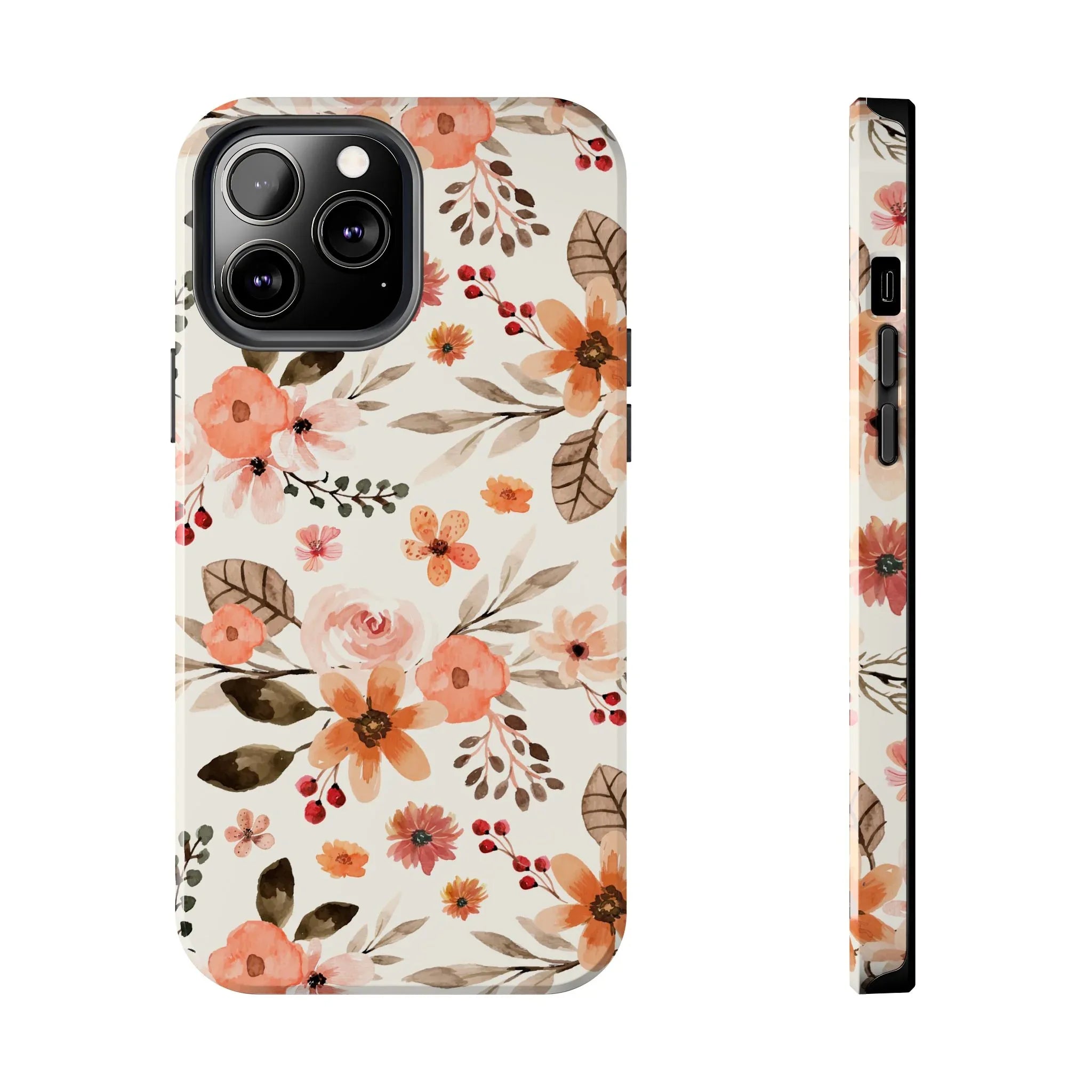 Timeless Vintage Florals Phone Case (Apple & Android) - Pink Sweetheart