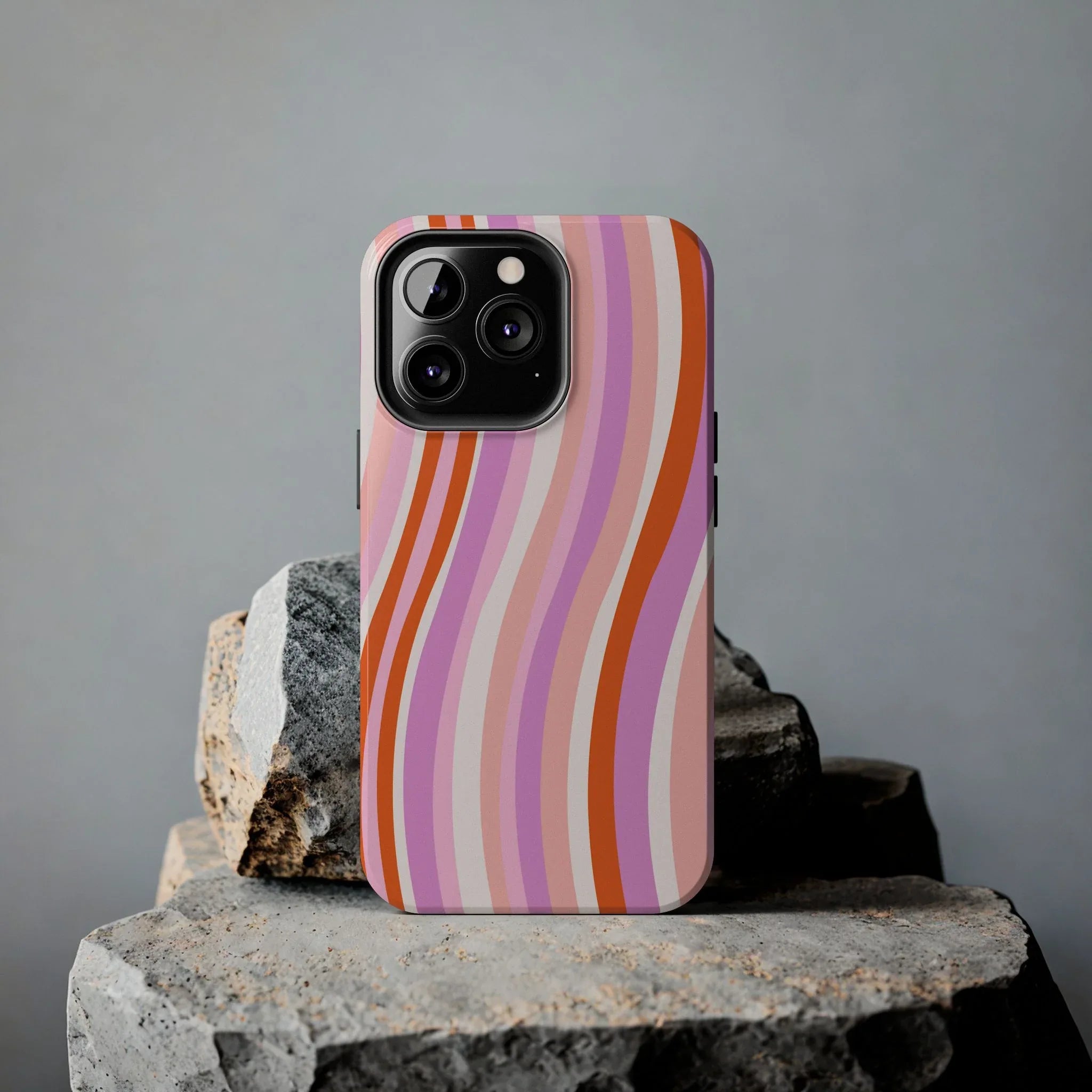 Wave Nostalgia Phone Case (Apple & Android) - Pink Sweetheart