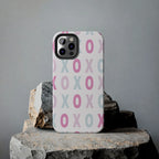 XOXO Phone Case (Apple & Android) - Pink Sweetheart