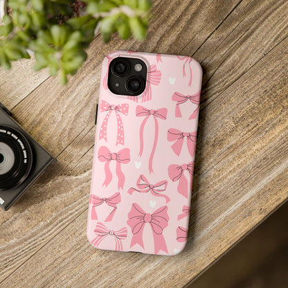 Pink Bow Ribbons Phone Case