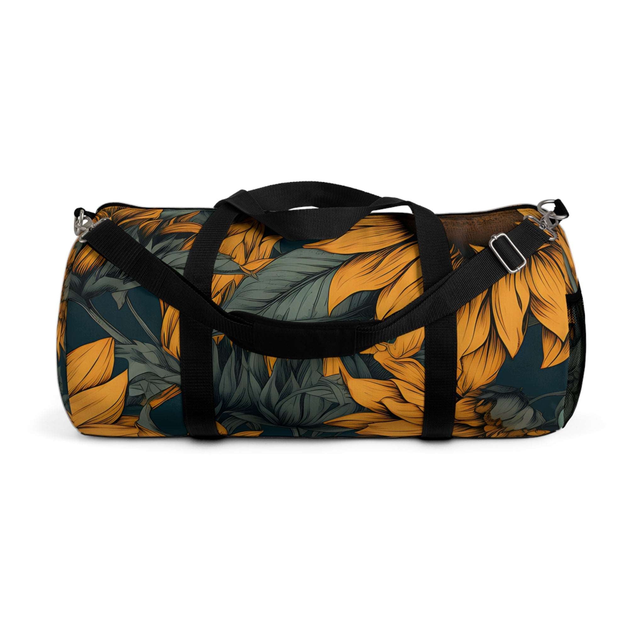 Midnight Sunflowers Duffel Bag
