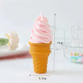 Novelty Swirled Ice Cream Cone Decoration - Pink Sweetheart