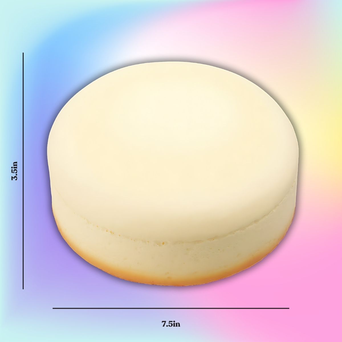 White Souffle Cheesecake Jumbo Scented Squishy