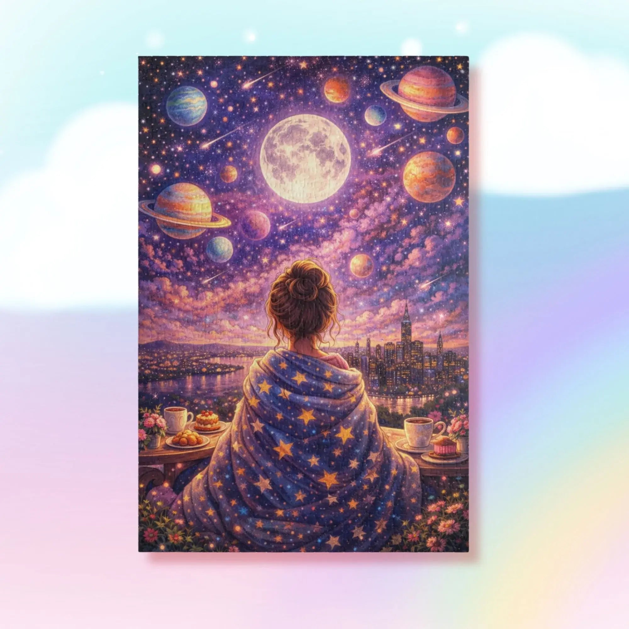Magnified Galaxy Puzzle - 1014pcs - Pink Sweetheart